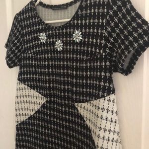 Zara W&B Dress!  Sparkly and Gorgeous!!  💎